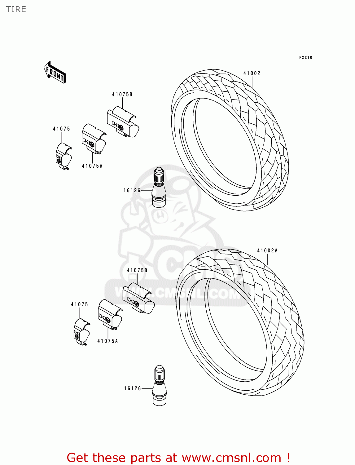TIRE ZR550B1 1990 USA CALIFORNIA