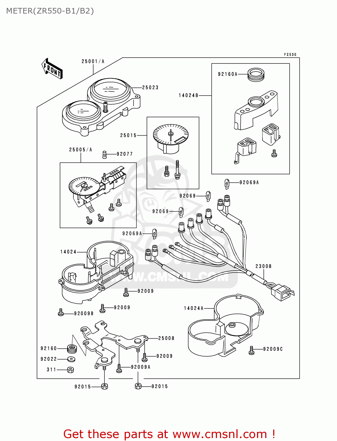 METER(ZR550-B1/B2) ZR550B1 1990 USA CALIFORNIA