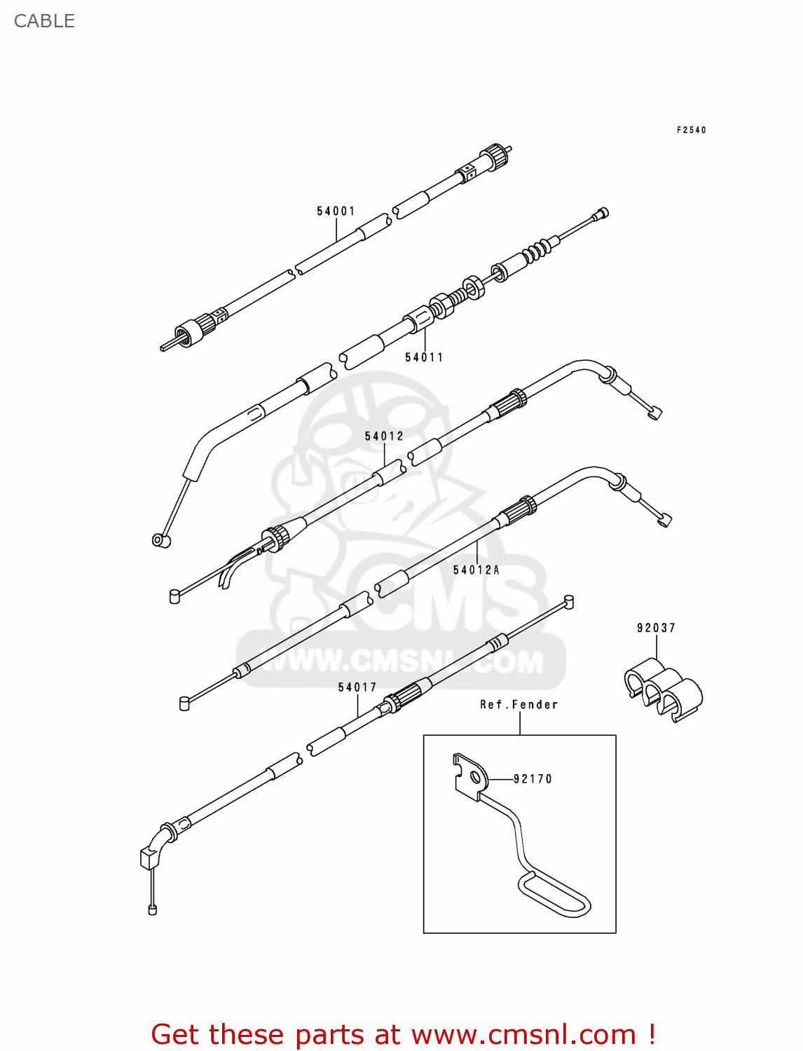 CABLE ZR550B1 1990 USA CALIFORNIA
