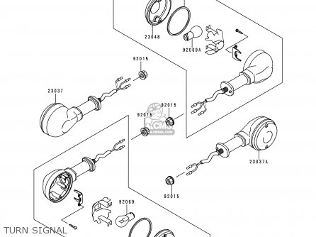 TURN SIGNAL - ZR550B1 1990 USA CALIFORNIA