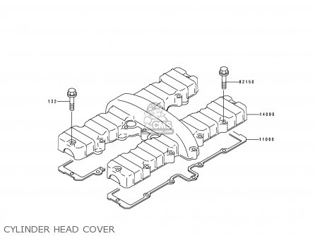CYLINDER HEAD COVER - ZR550B2 ZEPHYR 1991 EUROPE UK FG GR IT NR