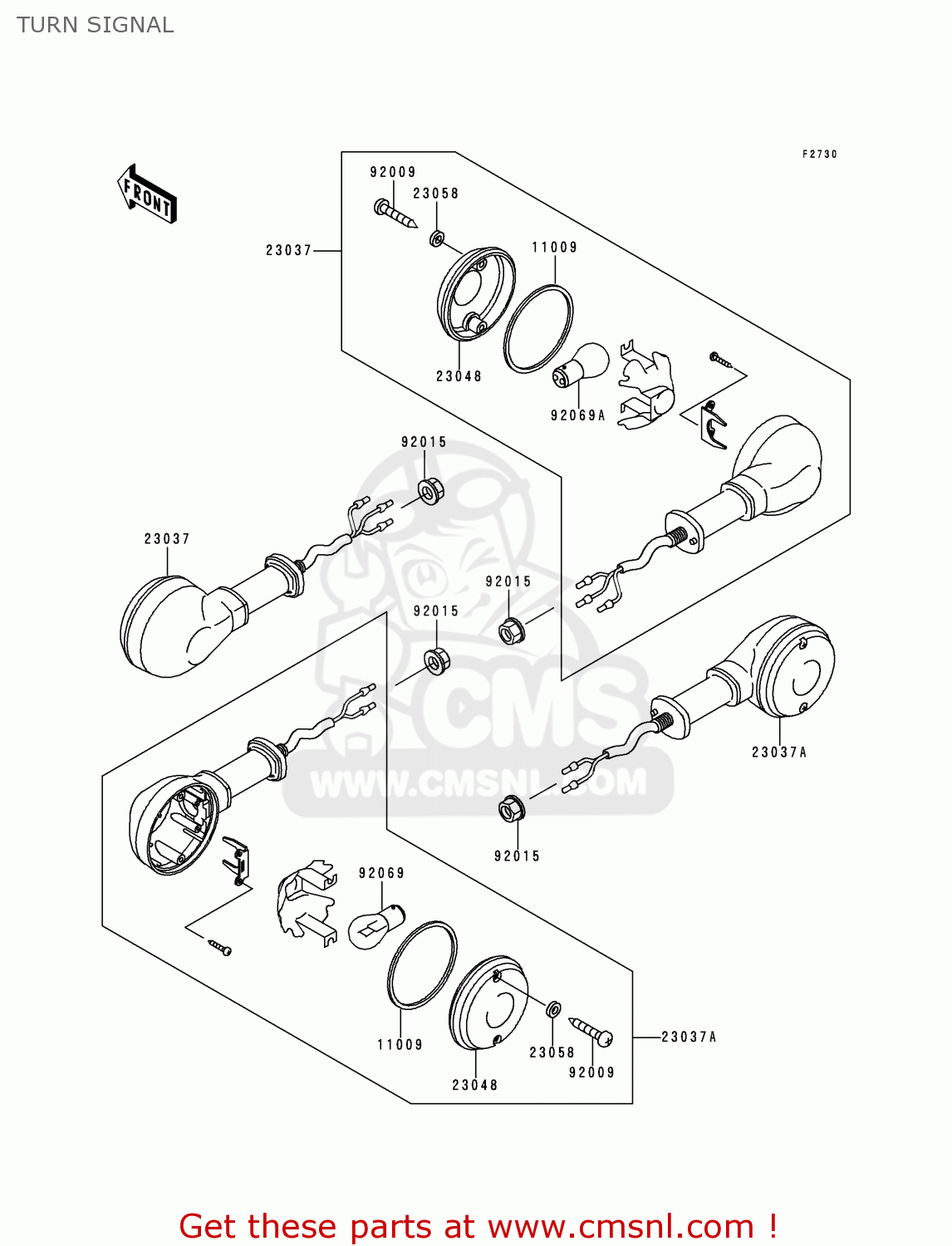 TURN SIGNAL ZR550B4 ZEPHYR 1993 CANADA