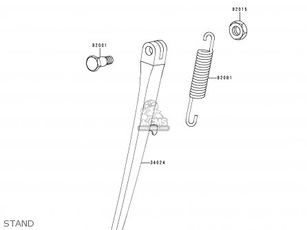 STAND - ZR550B4 ZEPHYR 1993 CANADA