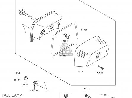 TAIL LAMP - ZR550B4 ZEPHYR 1993 CANADA