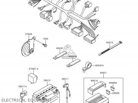 ELECTRICAL EQUIPMENT - ZR550B4 ZEPHYR 1993 CANADA