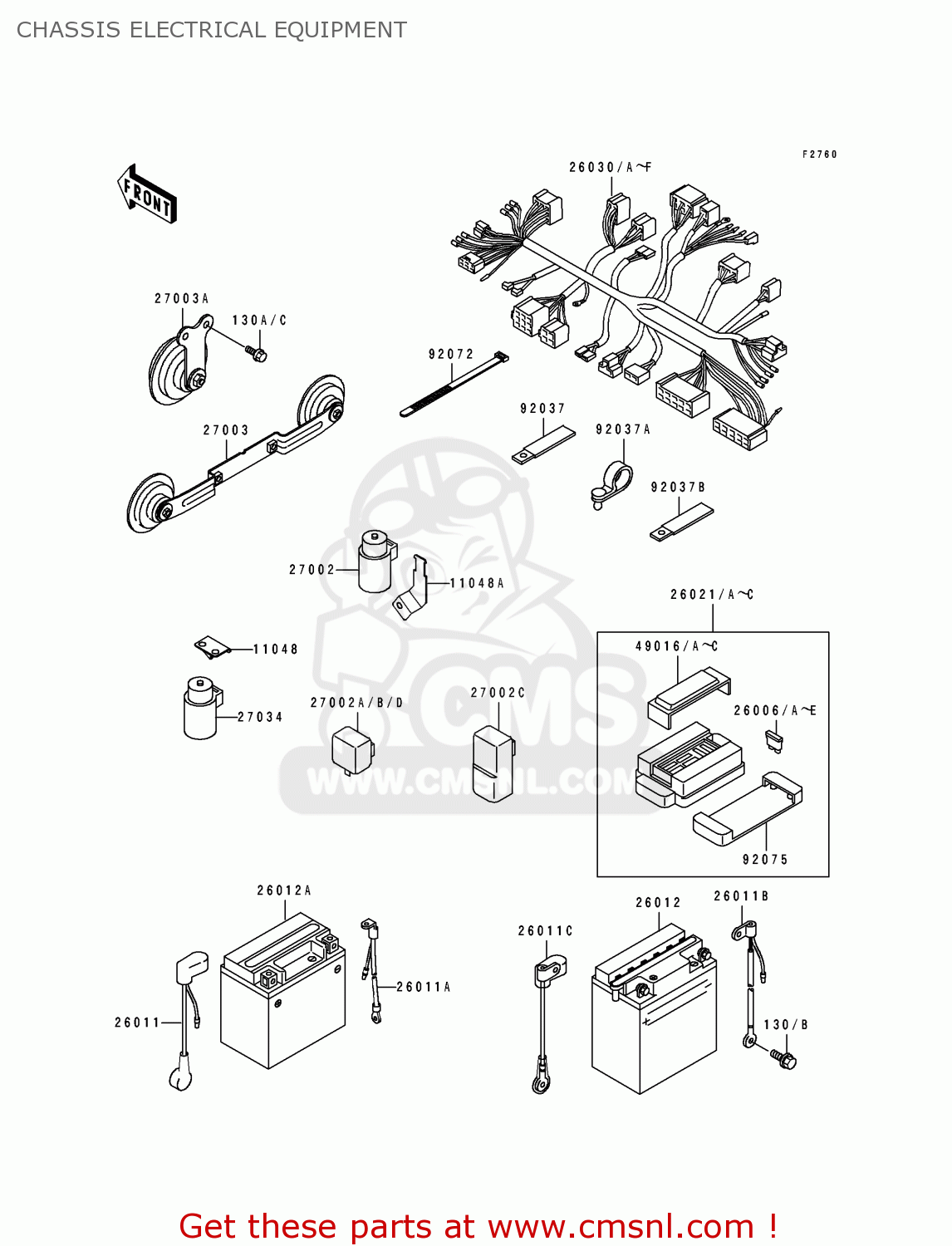 CHASSIS ELECTRICAL EQUIPMENT ZR550B5 ZEPHYR 1994 UNITED KINGDOM FR NL FG GR SD SP