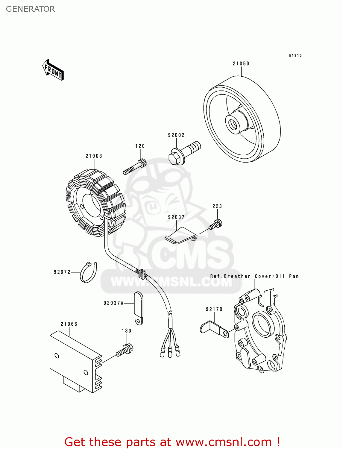 GENERATOR ZR550B7 ZEPHYR 1996 EUROPE SD SP