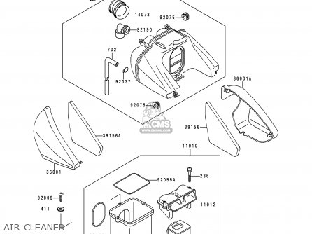 AIR CLEANER - ZR550B7 ZEPHYR 1996 EUROPE SD SP