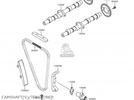 CAMSHAFT(S)/TENSIONER - ZR550B7 ZEPHYR 1996 EUROPE SD SP