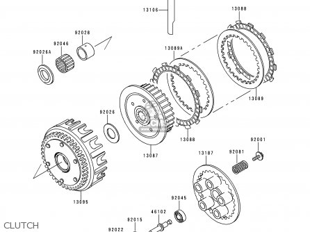 CLUTCH - ZR550B7 ZEPHYR 1996 EUROPE SD SP