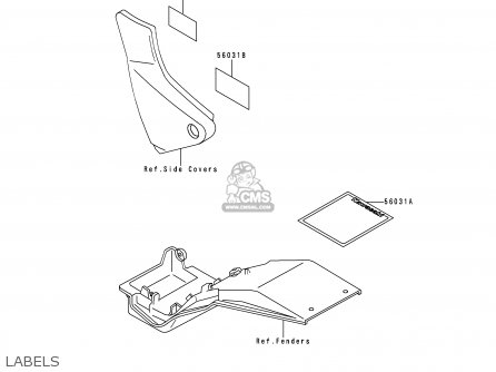 LABELS - ZR550B7 ZEPHYR 1996 EUROPE SD SP