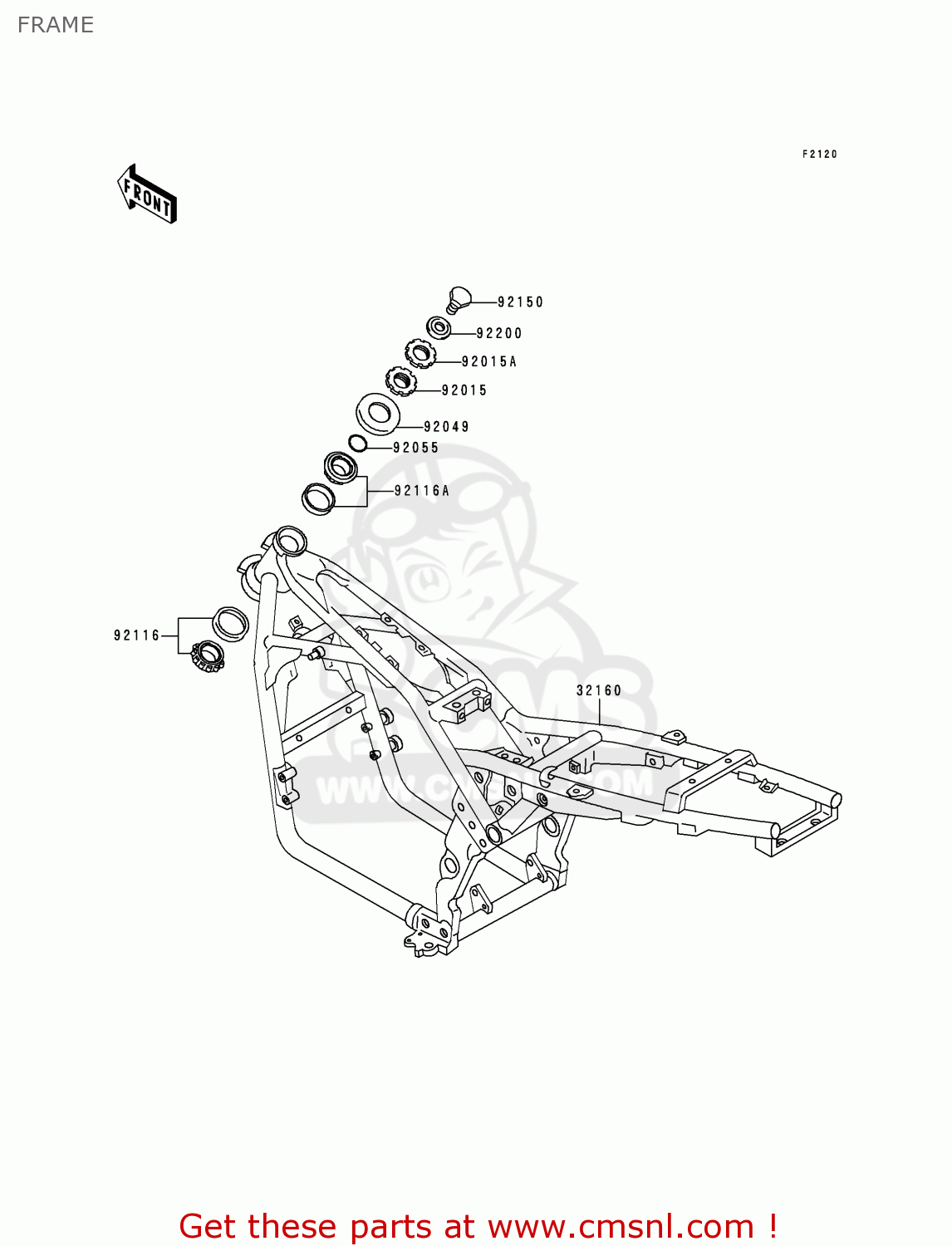 FRAME ZR550B8 ZEPHYR 1997 AUSTRIA FG NR