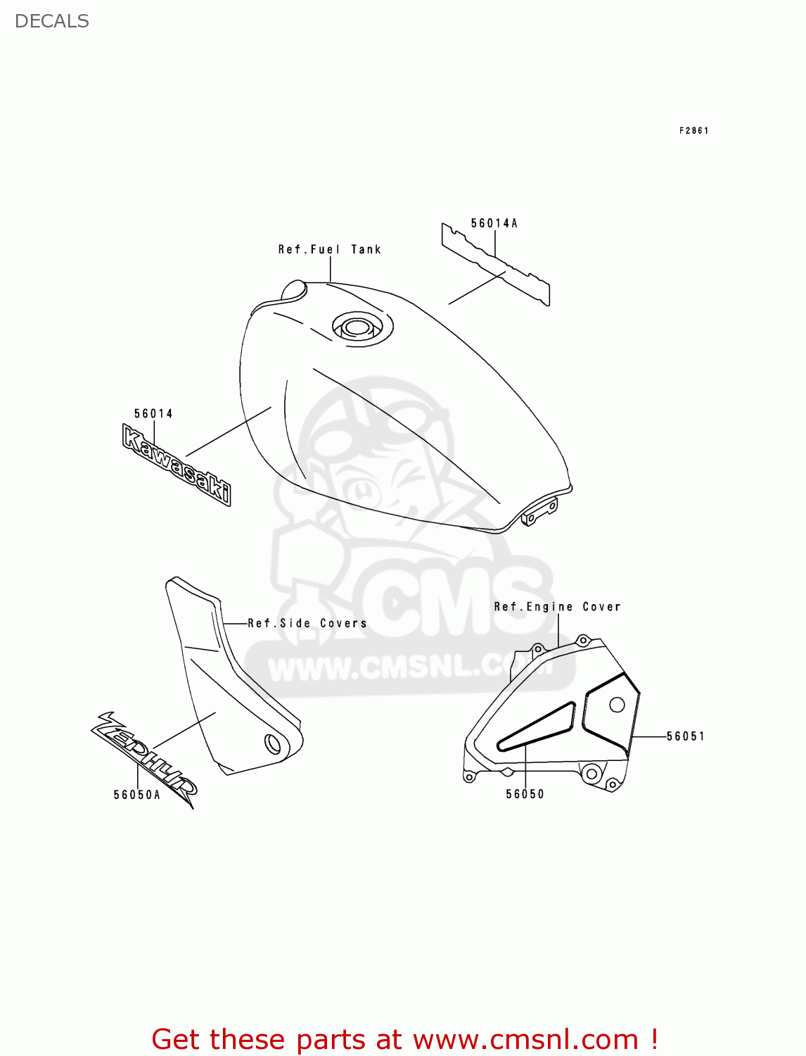 DECALS ZR550B8 ZEPHYR 1997 AUSTRIA FG NR