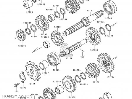 TRANSMISSION - ZR550B8 ZEPHYR 1997 AUSTRIA FG NR