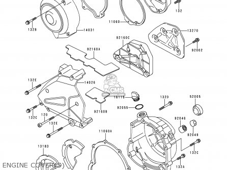 ENGINE COVER(S) - ZR550B8 ZEPHYR 1997 AUSTRIA FG NR