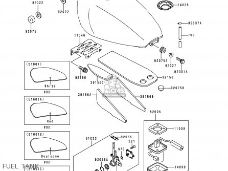 FUEL TANK - ZR550B8 ZEPHYR 1997 AUSTRIA FG NR