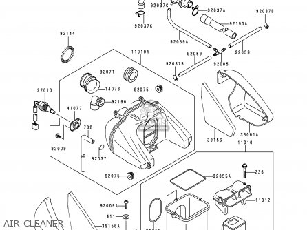 AIR CLEANER - ZR550B9 ZEPHYR 1998 FG