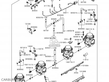 CARBURETOR - ZR550B9 ZEPHYR 1998 FG