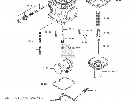 CARBURETOR PARTS - ZR550B9 ZEPHYR 1998 FG