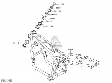 FRAME - ZR550B9 ZEPHYR 1998 FG