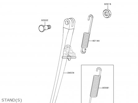 STAND(S) - ZR550B9 ZEPHYR 1998 FG