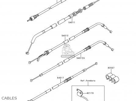 CABLES - ZR550B9 ZEPHYR 1998 FG
