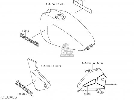 DECALS - ZR550B9 ZEPHYR 1998 FG