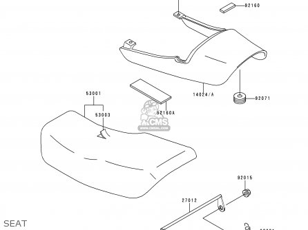 SEAT - ZR750C1 ZEPHYR 1991 USA CALIFORNIA CANADA