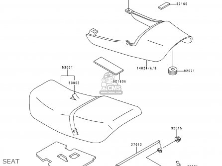 SEAT - ZR750C5 ZEPHYR 750 1995 EUROPE UK FR NL AR FG GR SP ST