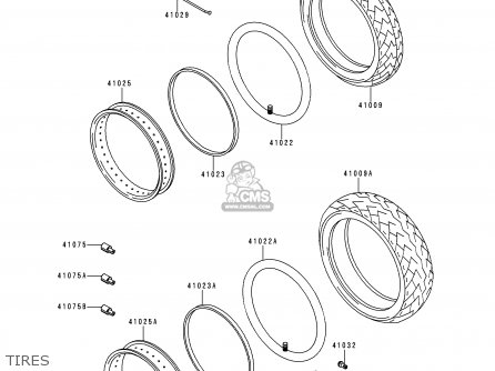 TIRES - ZR750D2 ZEPHYR 750 1997 AUSTRIA FG
