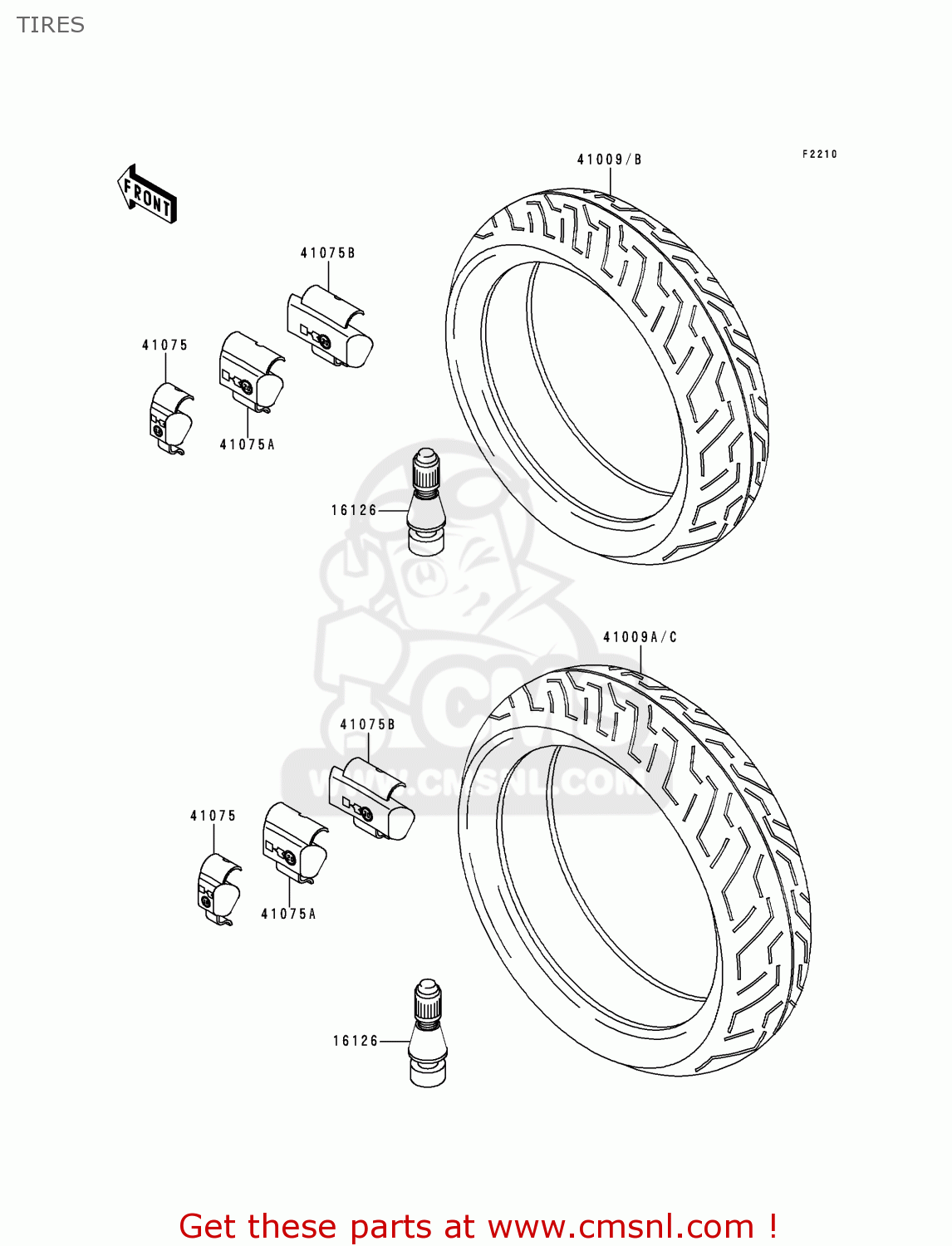 TIRES ZR750F1 ZR7 1999 EUROPE UK FR NL AR FG GR IT NR SD SP ST
