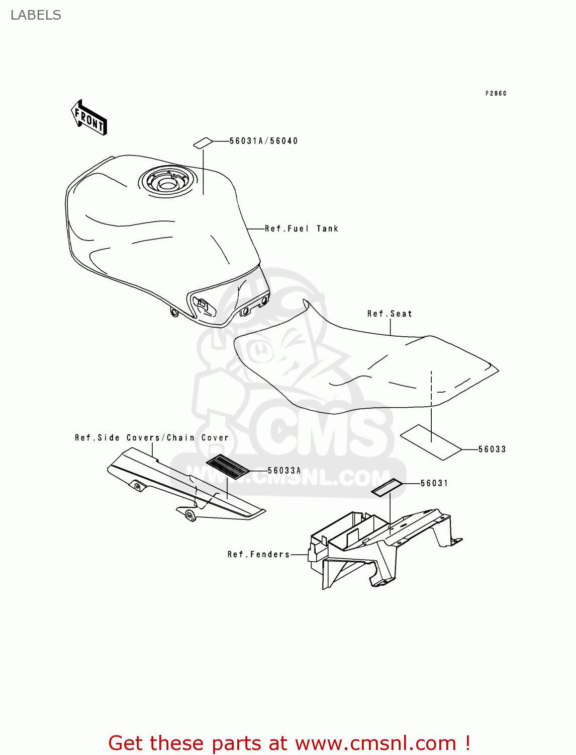 LABELS ZR750F1 ZR7 1999 EUROPE UK FR NL AR FG GR IT NR SD SP ST