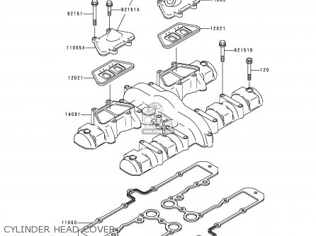 CYLINDER HEAD COVER - ZR750F1 ZR7 1999 EUROPE UK FR NL AR FG GR IT NR SD SP ST