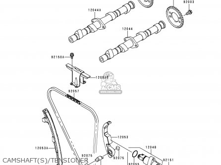 CAMSHAFT(S)/TENSIONER - ZR750F1 ZR7 1999 EUROPE UK FR NL AR FG GR IT NR SD SP ST