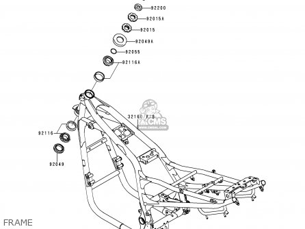 FRAME - ZR750F1 ZR7 1999 EUROPE UK FR NL AR FG GR IT NR SD SP ST