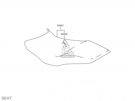 SEAT - ZR750F2 ZR7 2000 USA CALIFORNIA