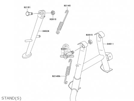 STAND(S) - ZR750H2 ZR7S 2002 USA CALIFORNIA CANADA