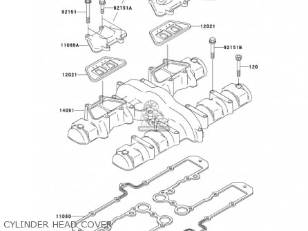 CYLINDER HEAD COVER - ZR750H2 ZR7S 2002 USA CALIFORNIA CANADA