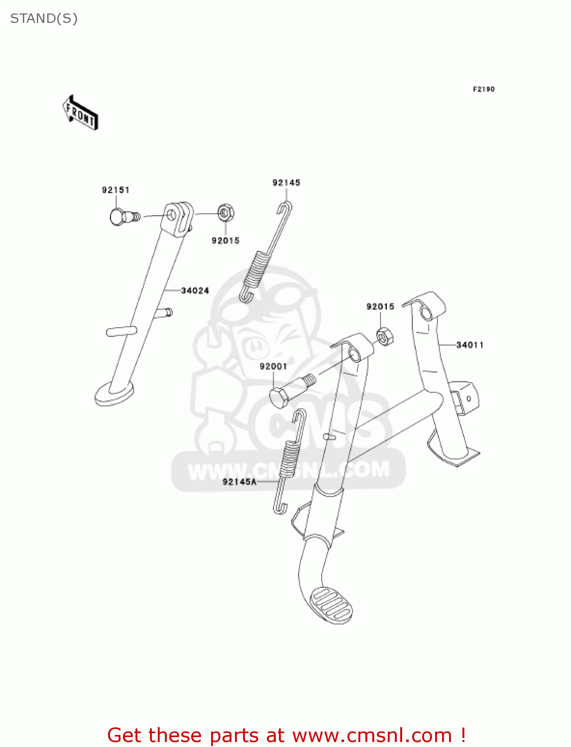 STAND(S) ZR750H3 ZR7S 2003 USA CALIFORNIA CANADA