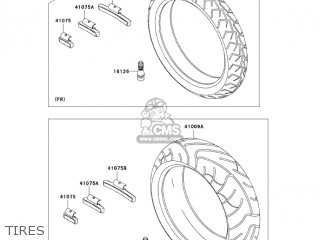 TIRES - ZR750H3 ZR7S 2003 USA CALIFORNIA CANADA