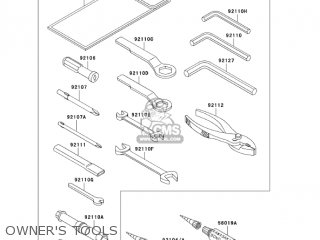 OWNER'S TOOLS - ZR750H3 ZR7S 2003 USA CALIFORNIA CANADA