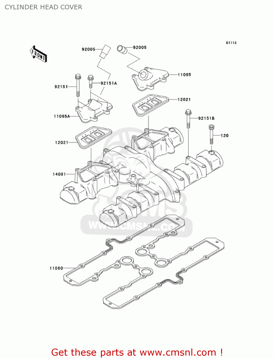 CYLINDER HEAD COVER ZR750H4 2004 CANADA