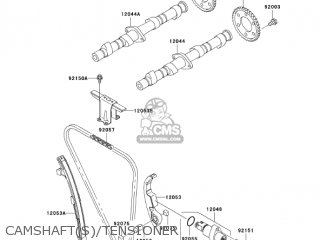CAMSHAFT(S)/TENSIONER - ZR750H4 2004 CANADA