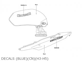 DECALS (BLUE)(CN)(H3-H5) - ZR750H4 2004 CANADA