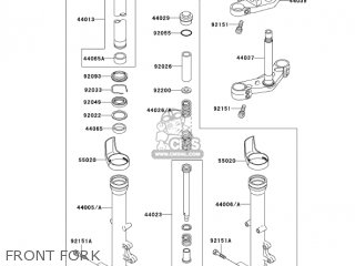 FRONT FORK - ZR750H4 2004 CANADA