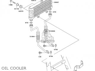 OIL COOLER - ZR750H4 2004 CANADA