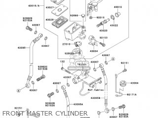 FRONT MASTER CYLINDER - ZR750H4 2004 CANADA