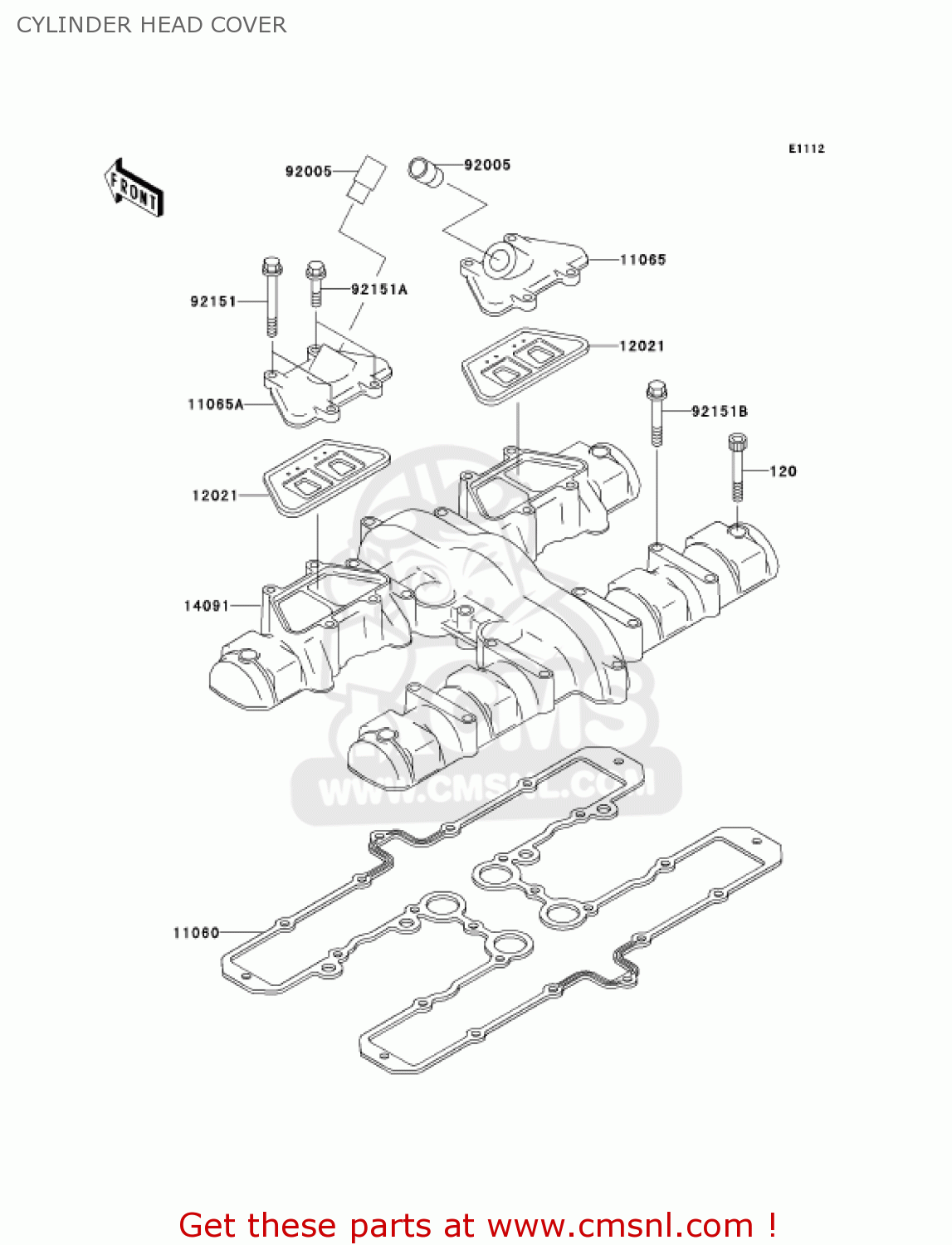 CYLINDER HEAD COVER ZR750H5 2005 CANADA