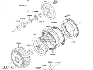 CLUTCH - ZR750H5 2005 CANADA
