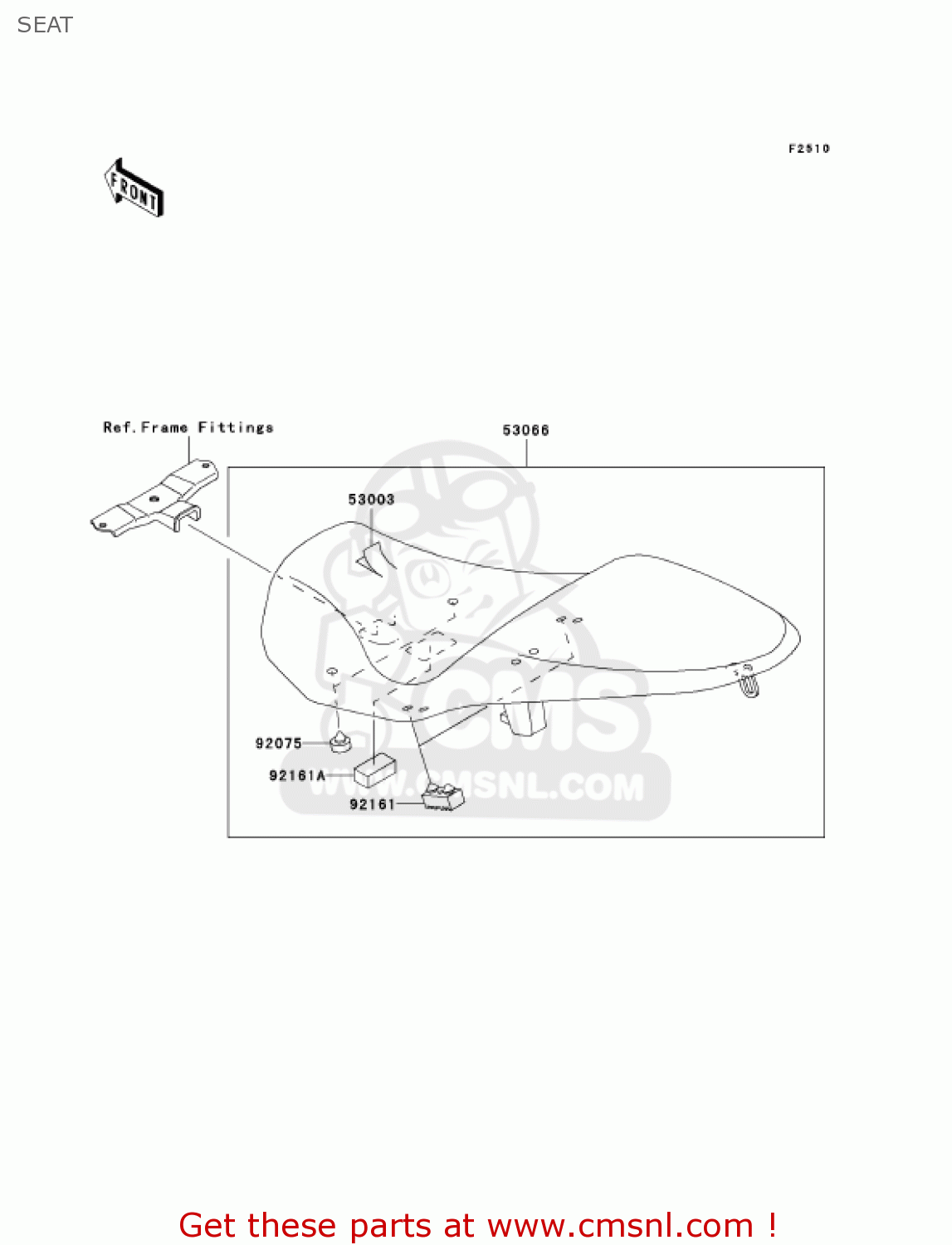 SEAT ZR750K1 Z750S 2005 USA CALIFORNIA CANADA